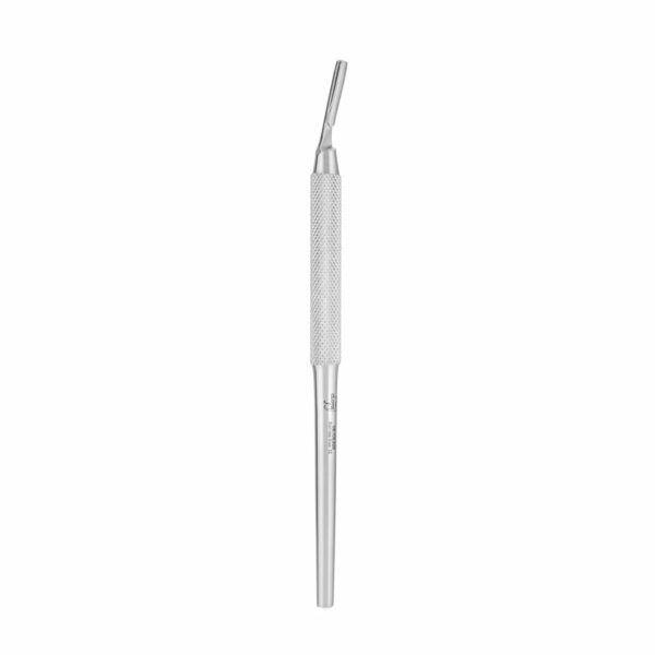 Round slanted scalpel handle 15 cm