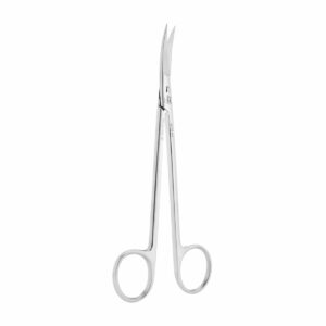 Kelly surgical scissors curved