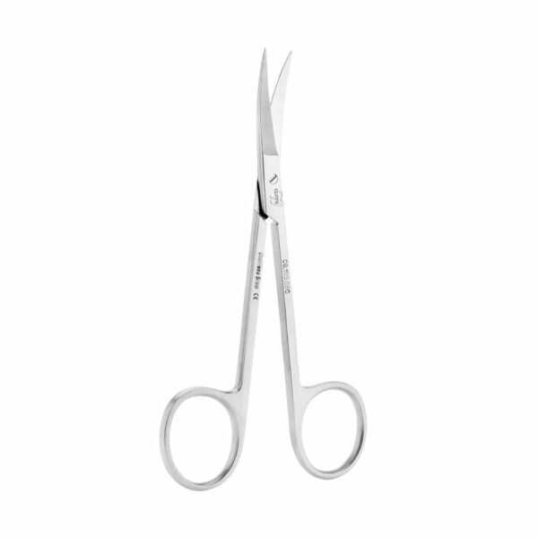 Iris curved surgical scissors