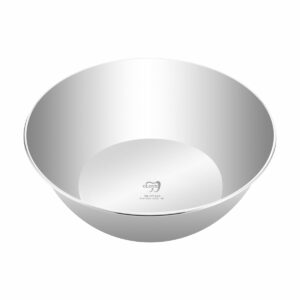 Stainless steel surgical bowl