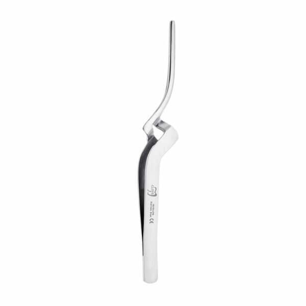 Miller tweezers curved 12 cm