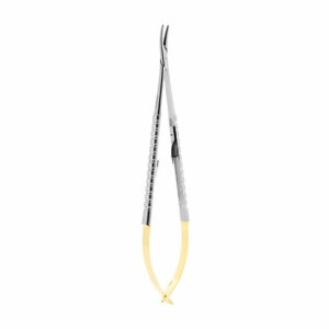 Castroviejo needle holder curved TC