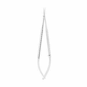 Castroviejo microsurgical scissors curved