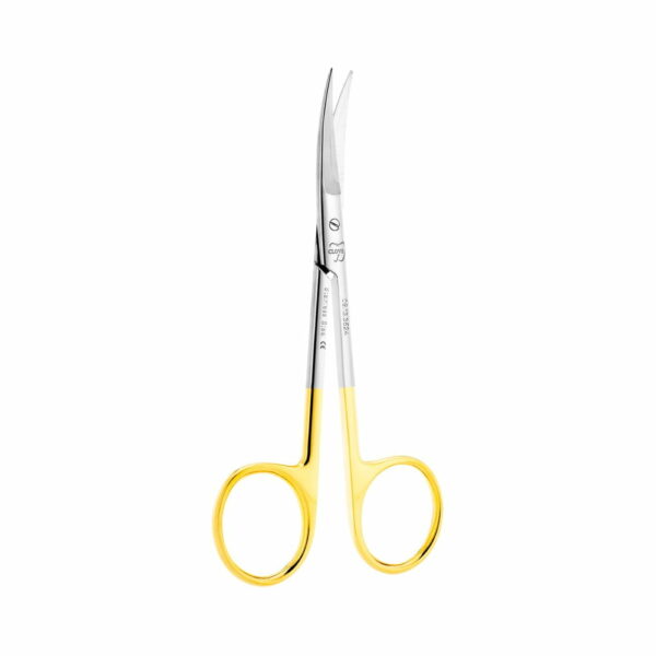 Iris surgical scissors curved TC